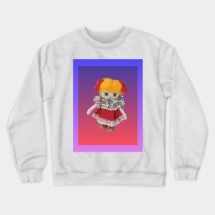 a doll in the frame Crewneck Sweatshirt